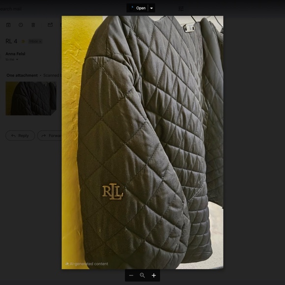 Ralph Lauren Black Jacket - Picture 4 of 7